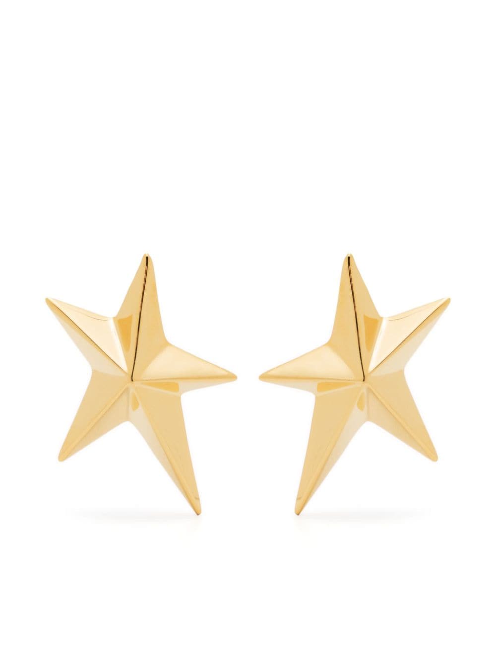 Mugler maxi star stud earrings - Gold von Mugler