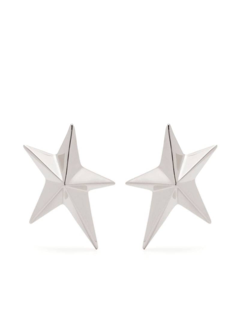 Mugler maxi star stud earrings - Silver von Mugler