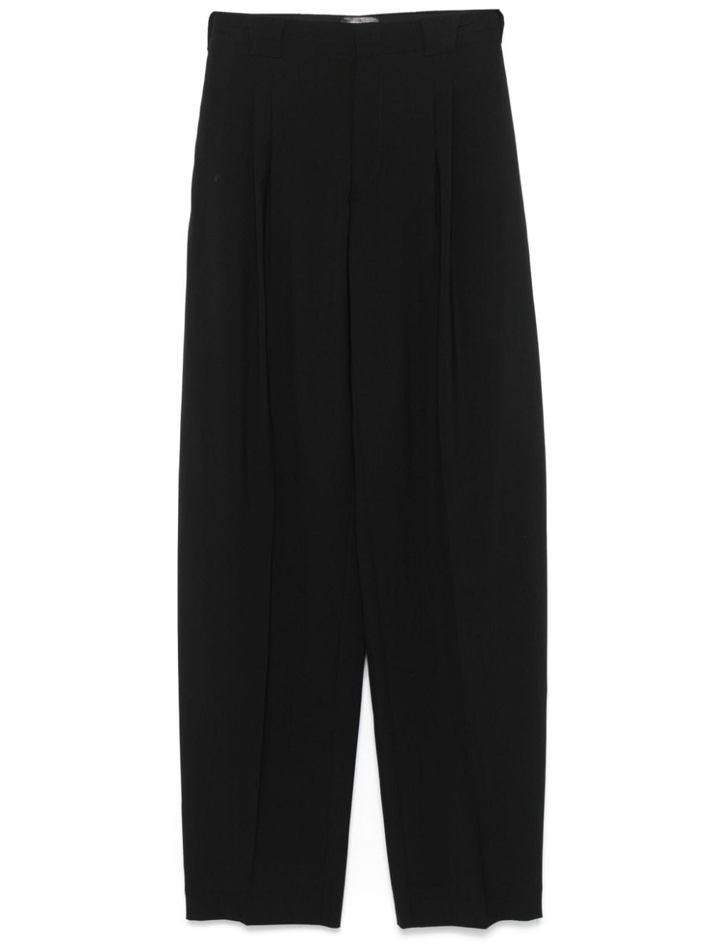 Mugler pleated wide-leg trousers - Black von Mugler