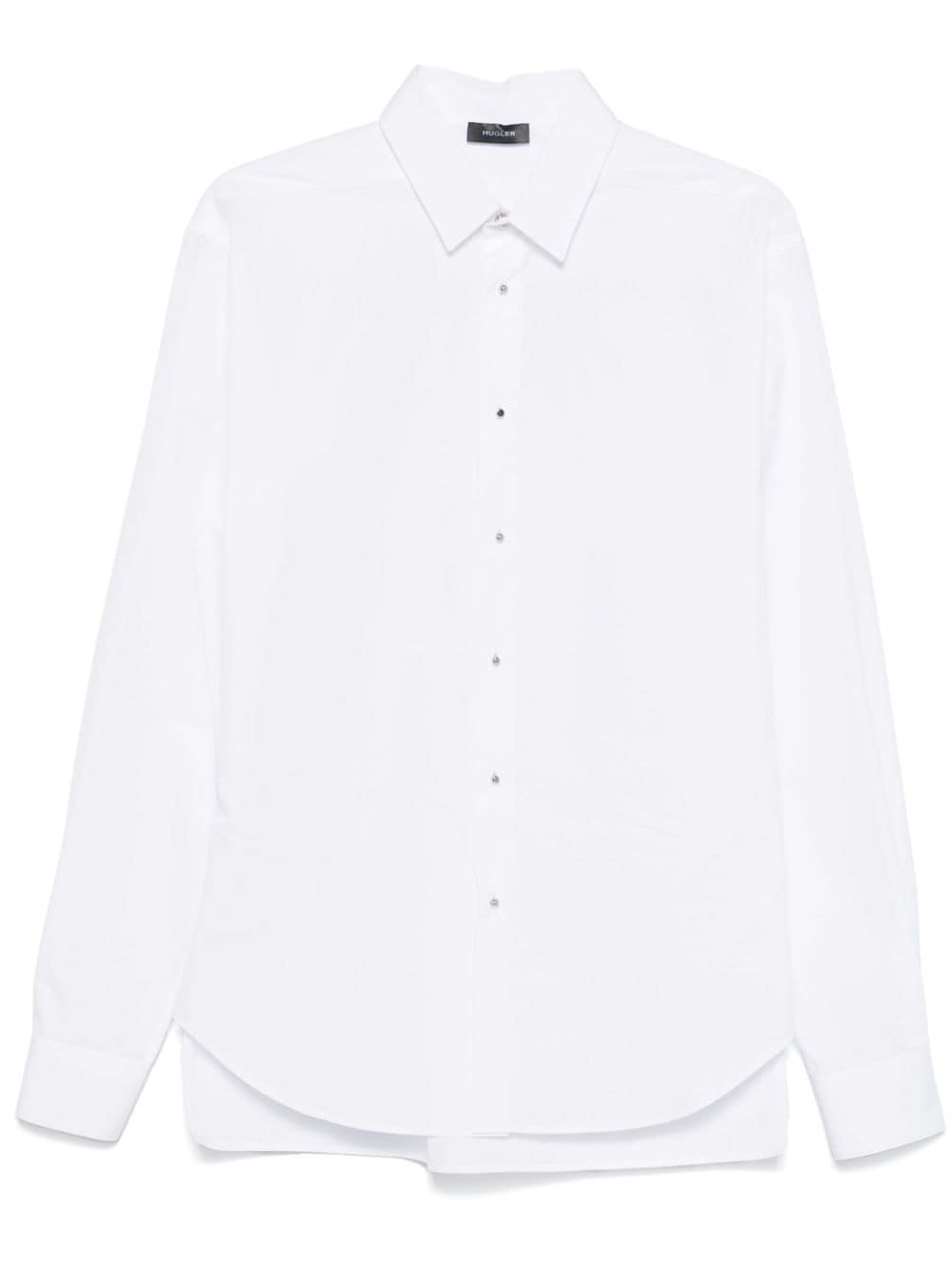 Mugler poplin shirt - White von Mugler