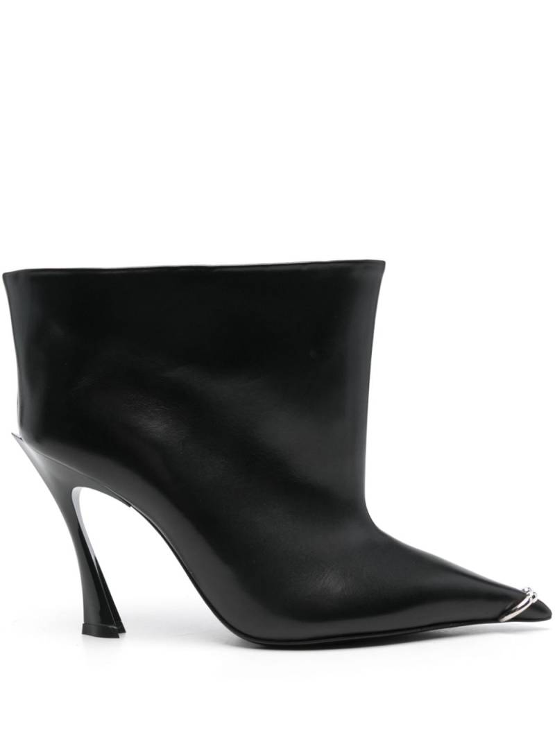 Mugler ring-detail ankle boots - Black von Mugler