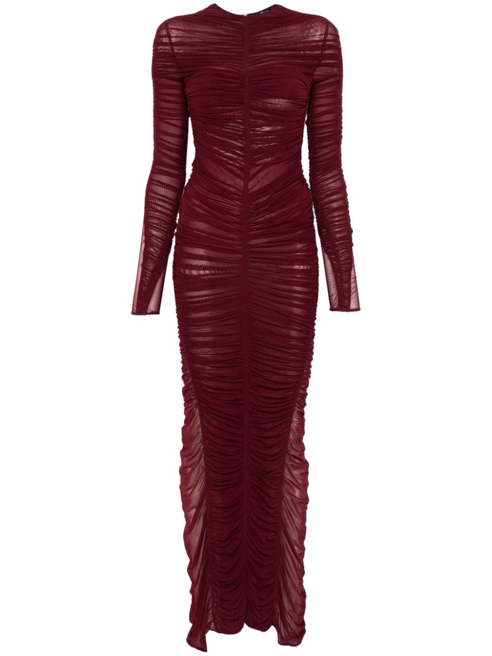 Mugler ruched maxi dress - Red von Mugler