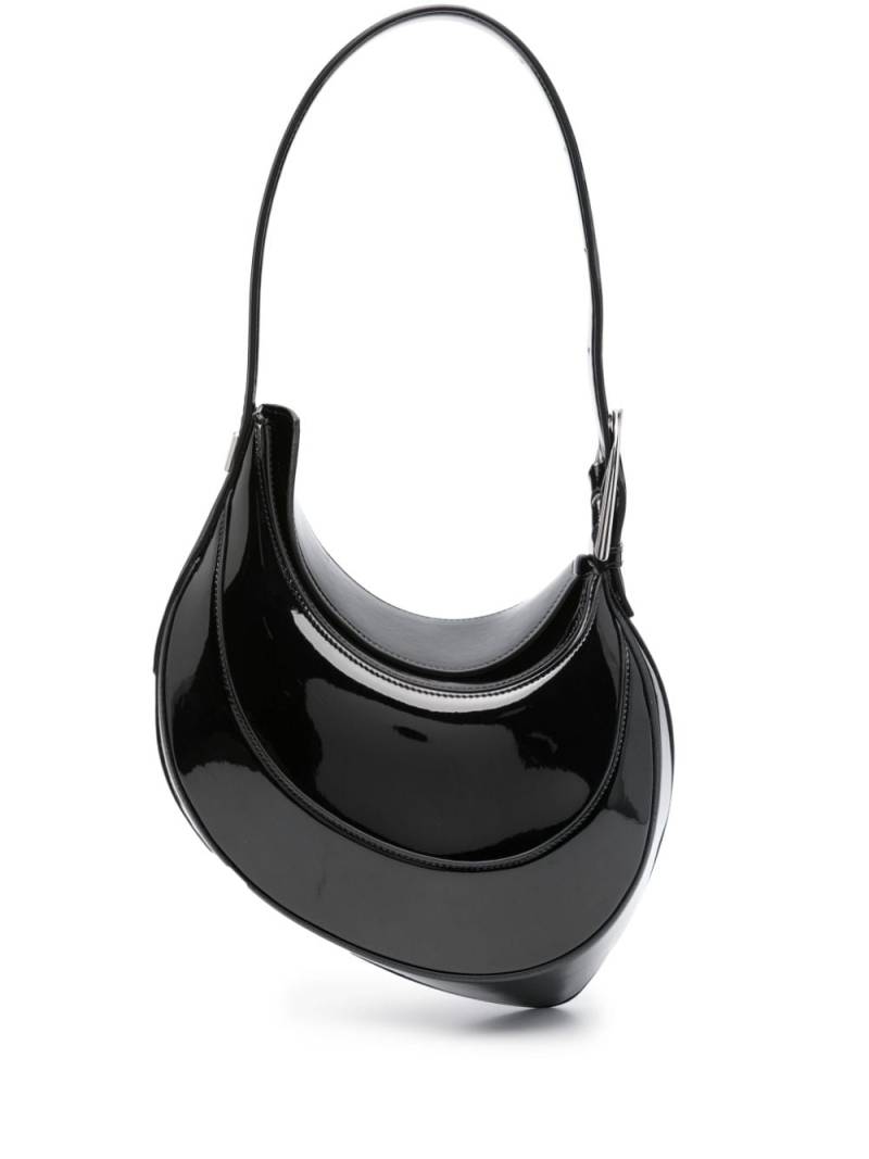 Mugler small Spiral Curve 02 shoulder bag - Black von Mugler