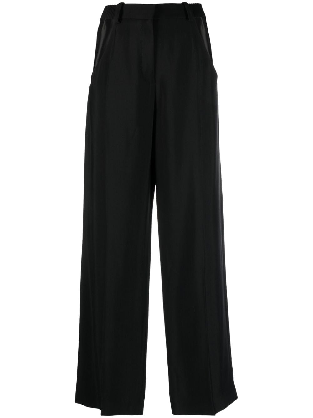 Mugler wide-leg cut-out trousers - Black von Mugler