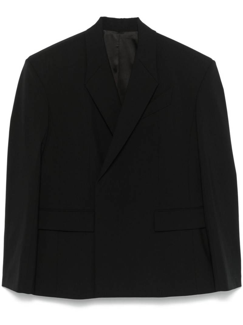 Mugler wool blazer - Black von Mugler