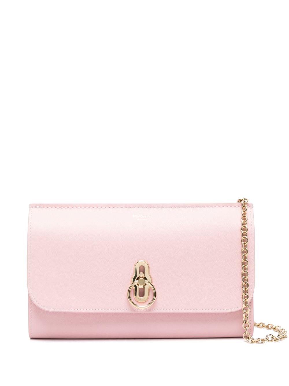 Mulberry Amberley logo-debossed clutch bag - Pink von Mulberry