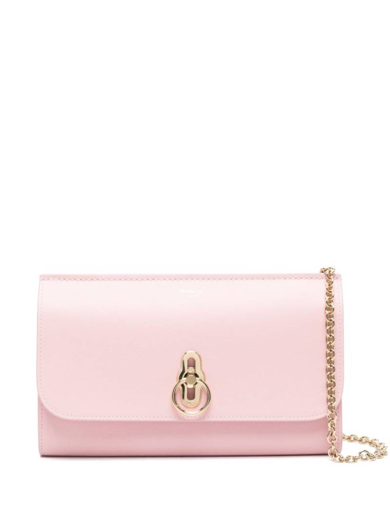 Mulberry Amberley logo-debossed clutch bag - Pink von Mulberry