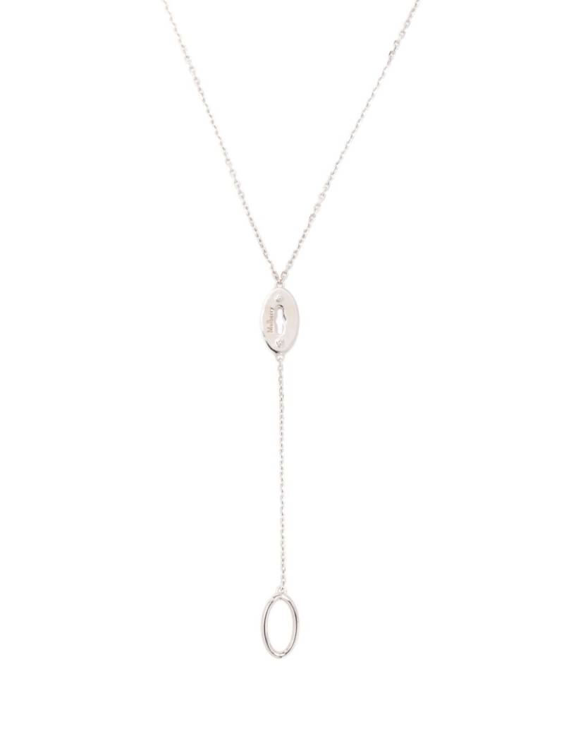 Mulberry Bayswater Postman's Lock long necklace - Silver von Mulberry