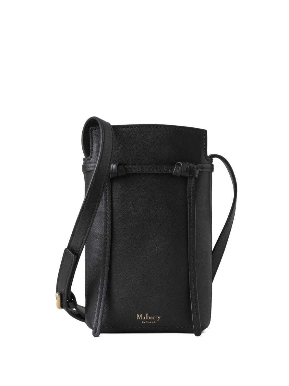 Mulberry Clovelly leather crossbody bag - Black von Mulberry