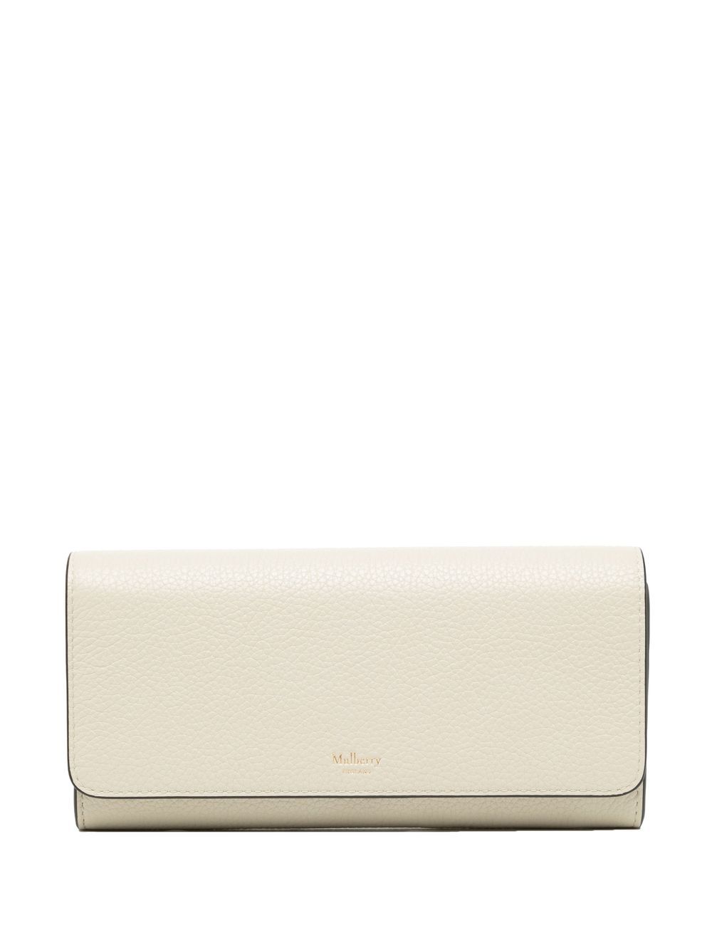 Mulberry Continental classic grain wallet - White von Mulberry