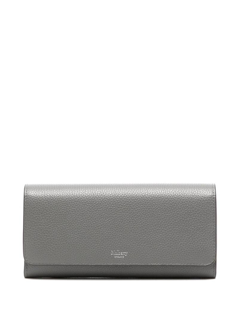 Mulberry Continental grained-leather wallet - Grey von Mulberry