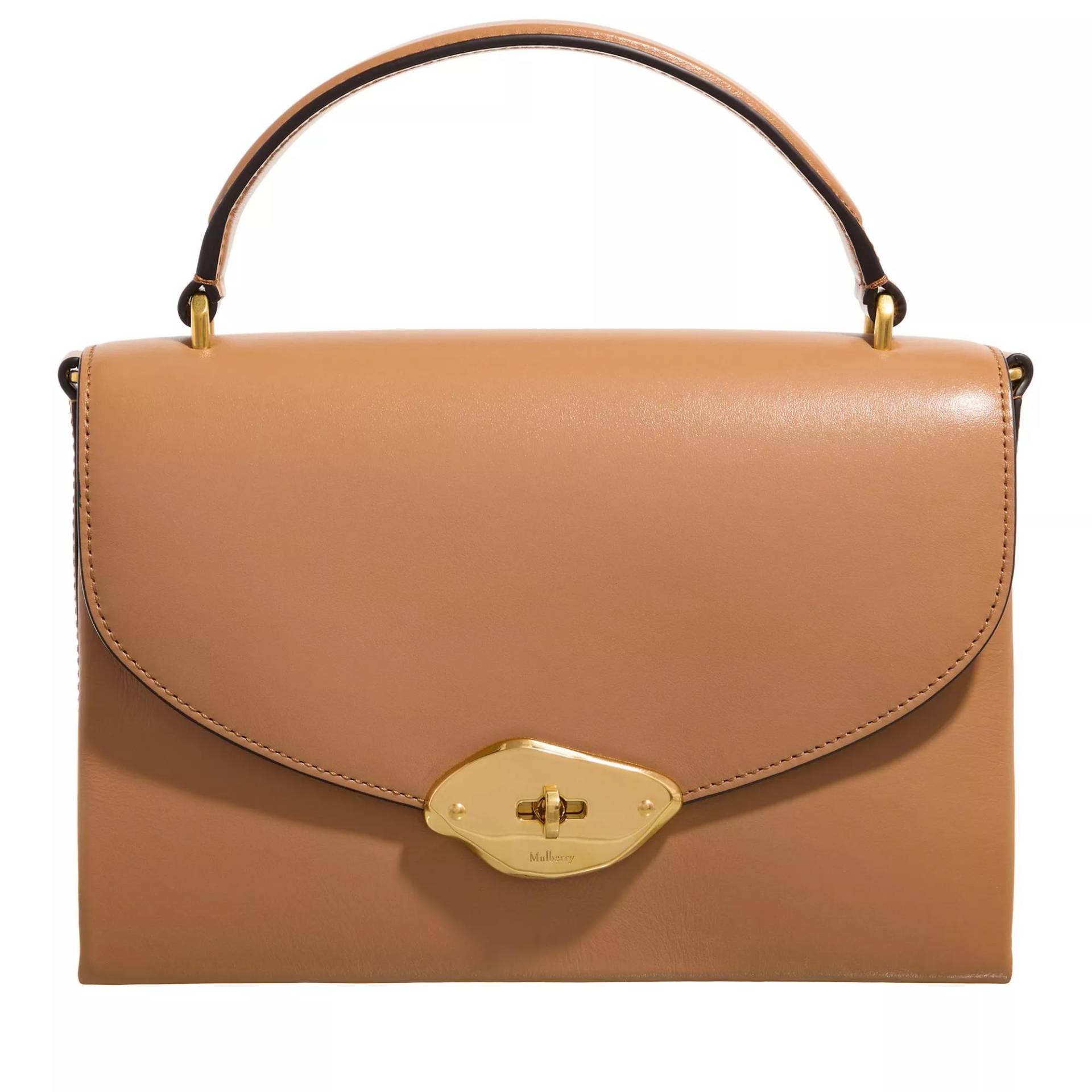 Mulberry Handtasche - Lana Top Handle High Gloss Leather - Gr. unisize - in Braun - für Damen von Mulberry