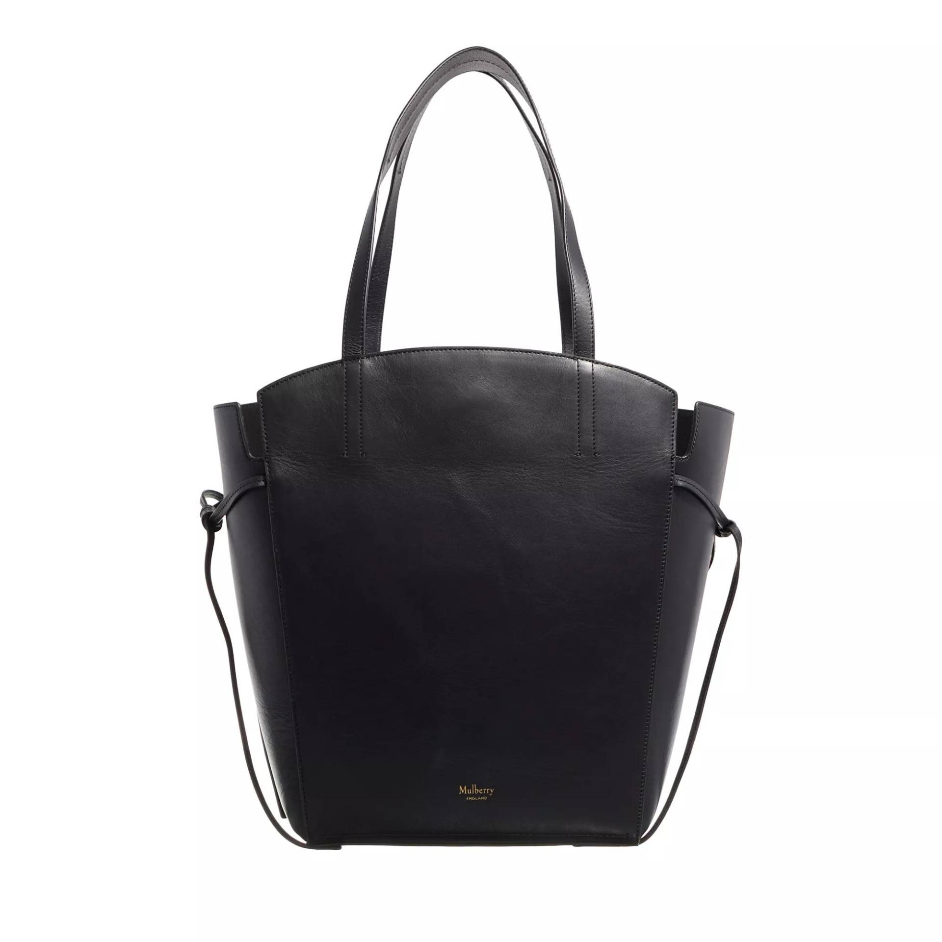 Mulberry Henkeltasche - Clovelly Tote Refined Calf - Gr. unisize - in Schwarz - für Damen von Mulberry