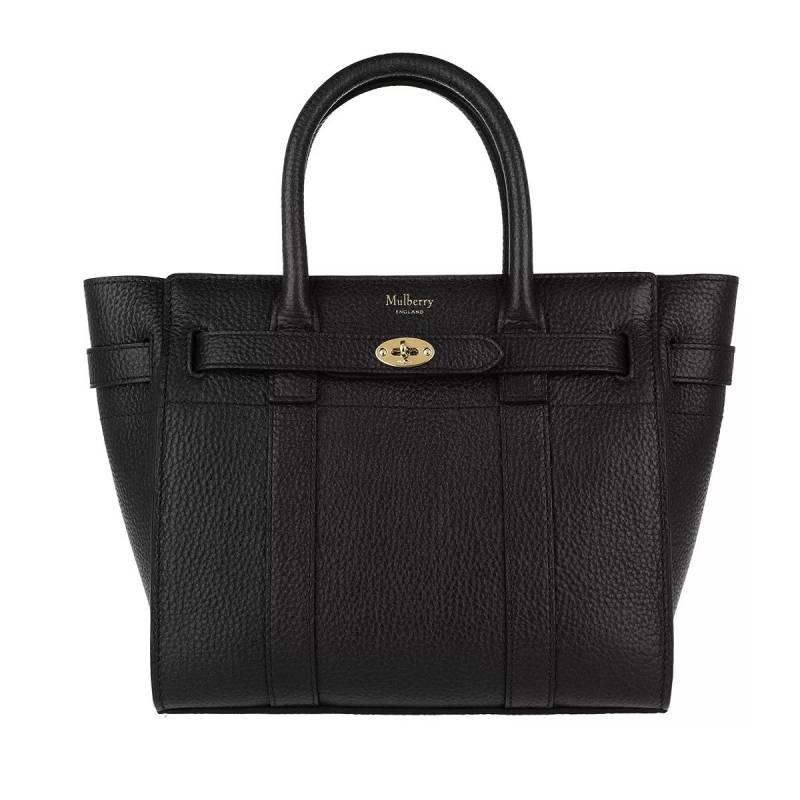 Mulberry Henkeltasche - Mini Zipped Bayswater - Gr. unisize - in Schwarz - für Damen von Mulberry