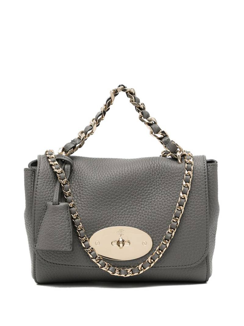 Mulberry Lily top handle heavy grain leather tote - Grey von Mulberry