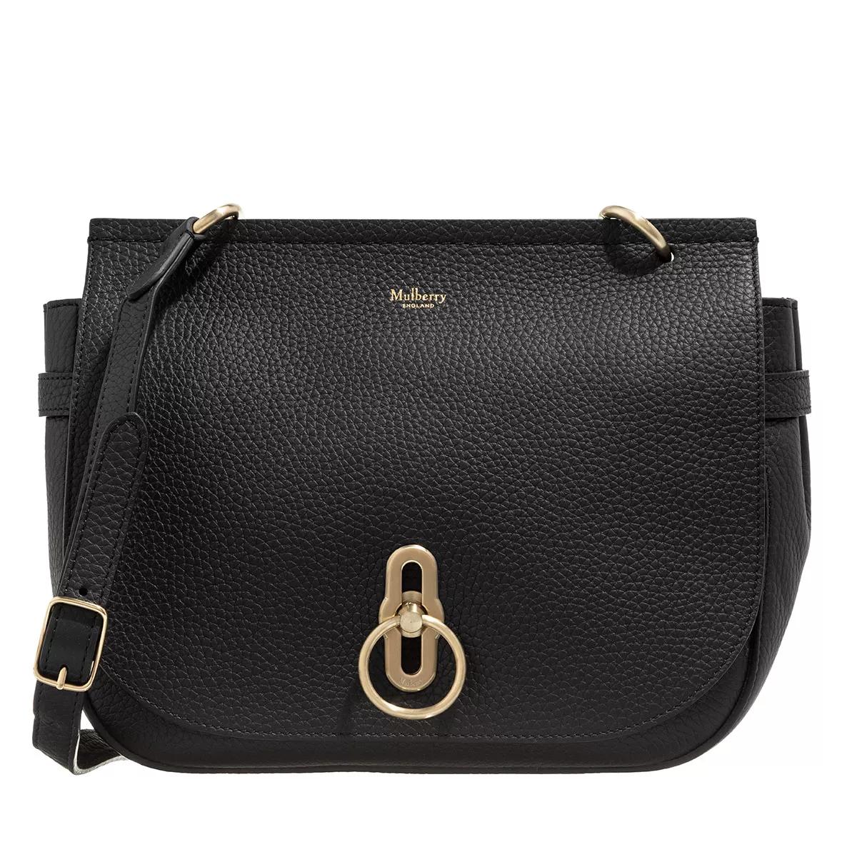 Mulberry Umhängetasche - Amberly Satchel Soft Heavy Grain - Gr. unisize - in Schwarz - für Damen von Mulberry