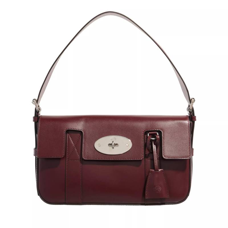 Mulberry Schultertasche - Bayswater Shiny Smooth Classic Calf - Gr. unisize - in Rot - für Damen von Mulberry