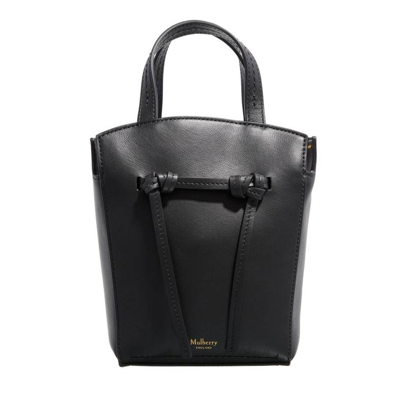 Mulberry Umhängetasche - Clovelly Mini Tote Refined Calf - Gr. unisize - in Schwarz - für Damen von Mulberry