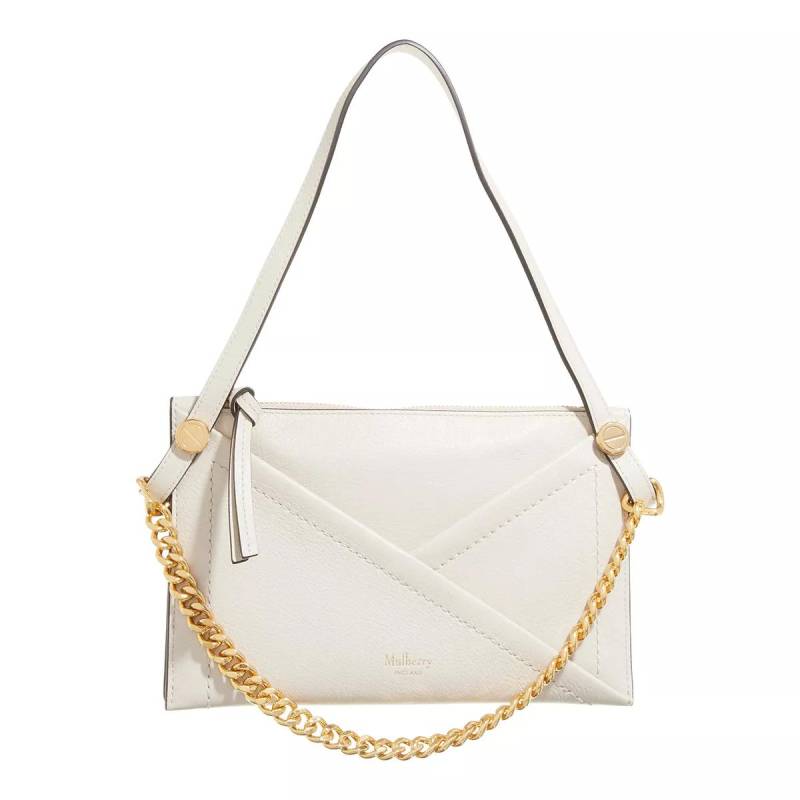 Mulberry Schultertasche - Medium Zipped Pouch - Gr. unisize - in Creme - für Damen von Mulberry