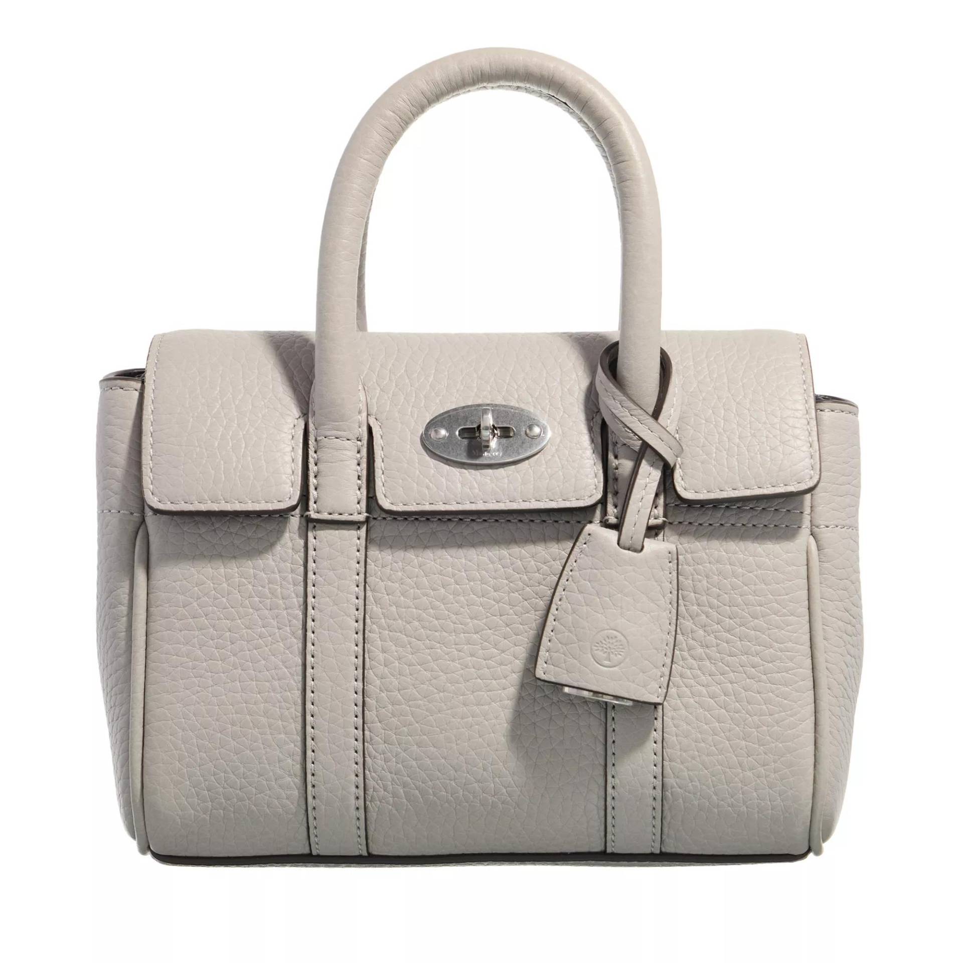 Mulberry Schultertasche - Mini Bayswater Heavy Grain - Gr. unisize - in Grau - für Damen von Mulberry