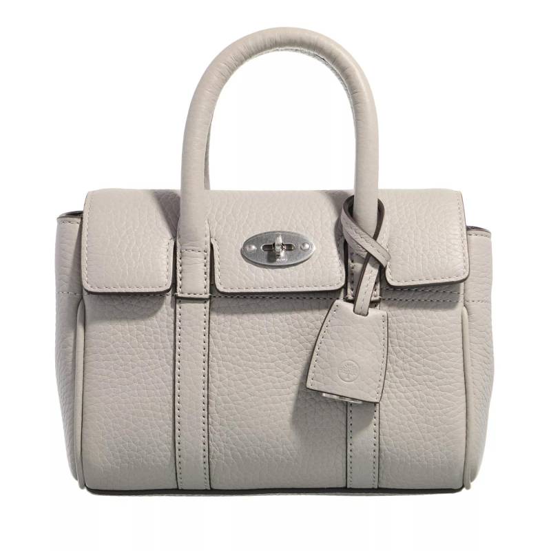 Mulberry Umhängetasche - Mini Bayswater Heavy Grain - Gr. unisize - in Grau - für Damen von Mulberry