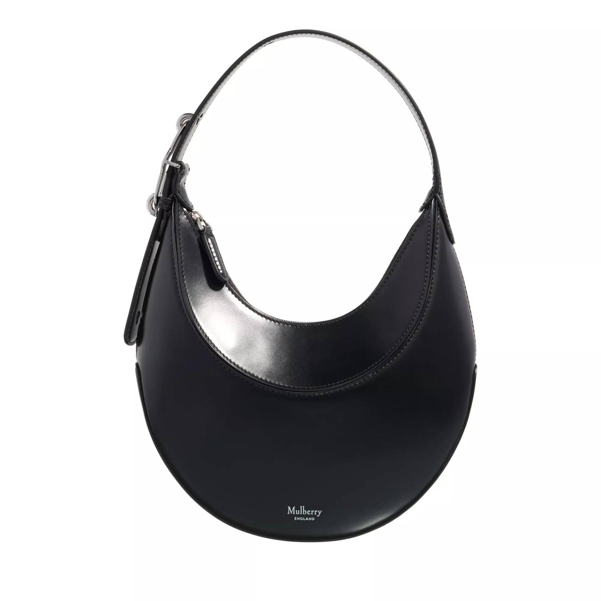 Mulberry Schultertasche - Pimlico Mini Hobo Super Lux Calf - Gr. unisize - in Schwarz - für Damen von Mulberry