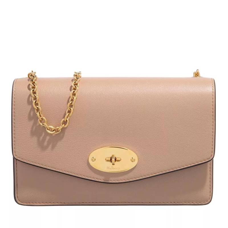 Mulberry Schultertasche - Small Darley Silky - Gr. unisize - in Beige - für Damen von Mulberry