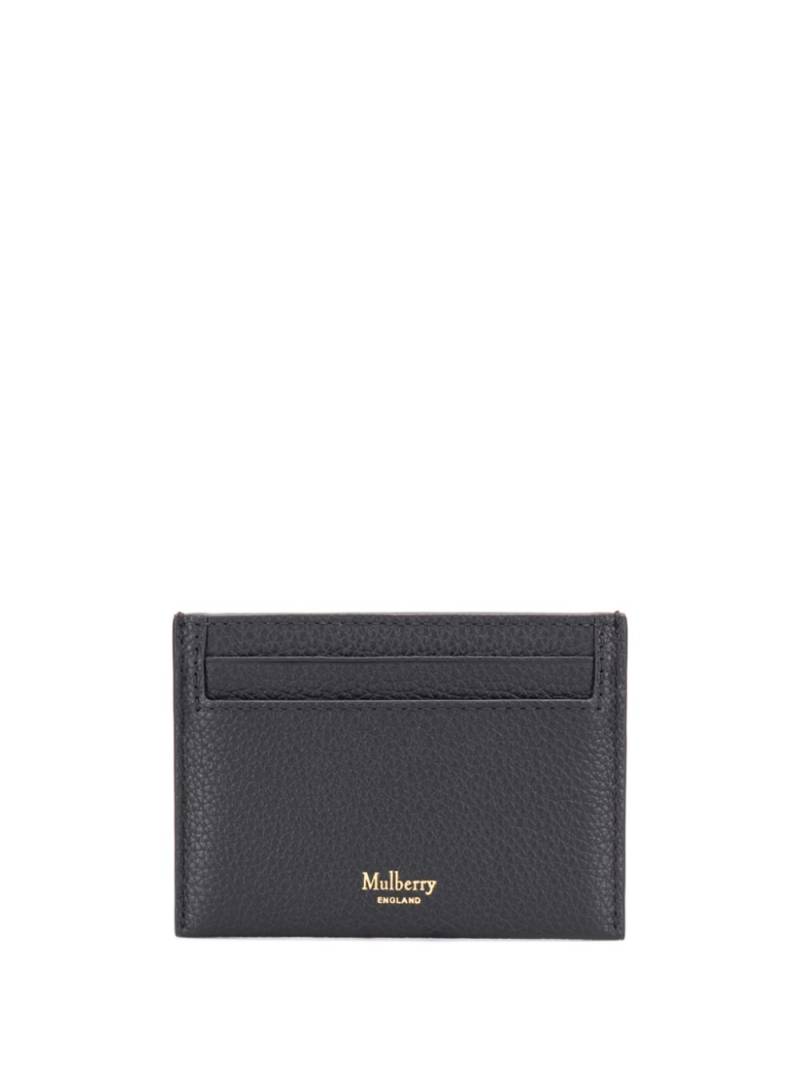 Mulberry embossed logo cardholder - Black von Mulberry