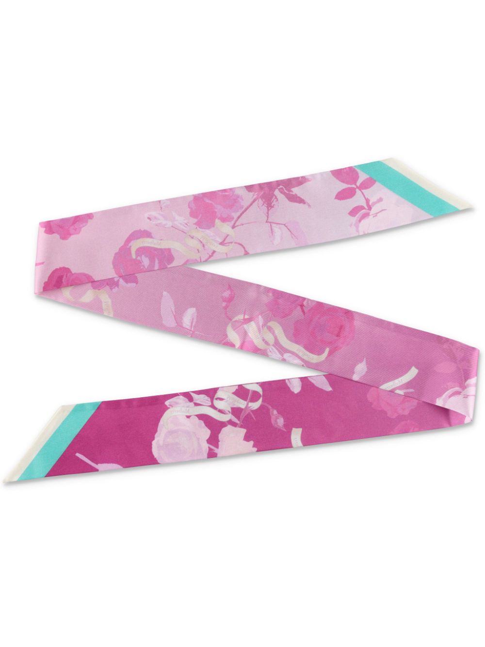 Mulberry floral-print scarf - Pink von Mulberry