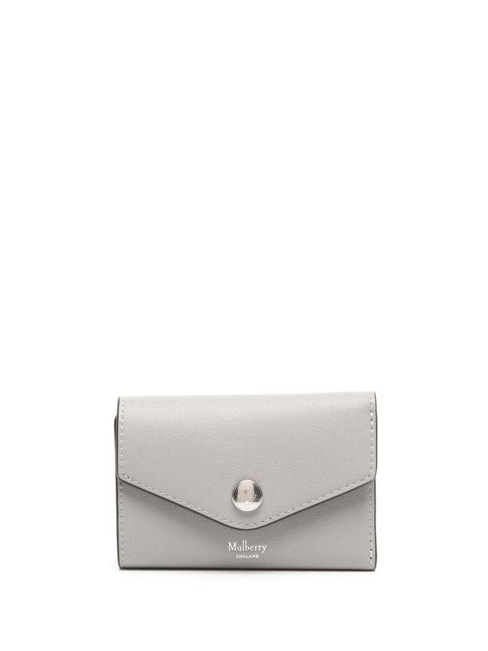 Mulberry grained leather wallet - Grey von Mulberry