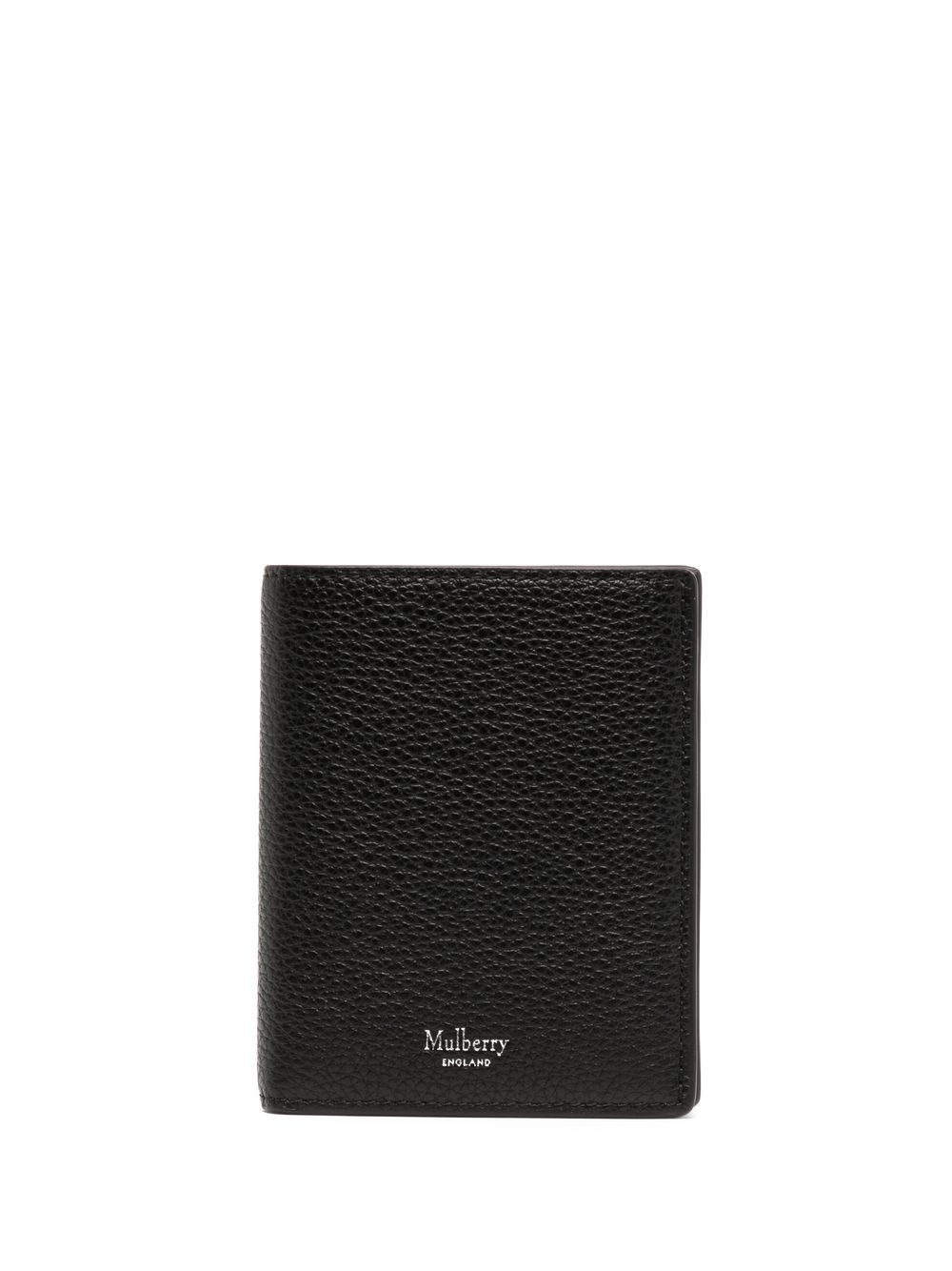 Mulberry logo-detail leather wallet - Black von Mulberry