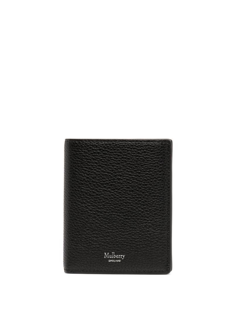 Mulberry logo-detail leather wallet - Black von Mulberry