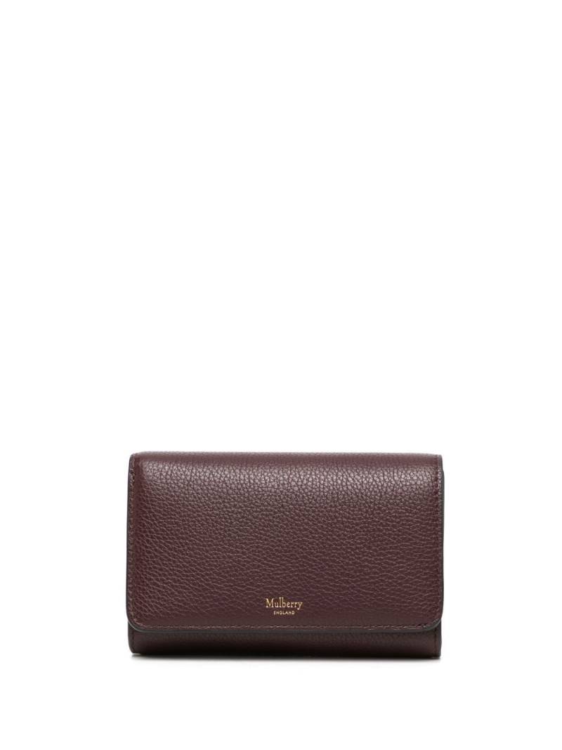 Mulberry logo detail wallet - Brown von Mulberry