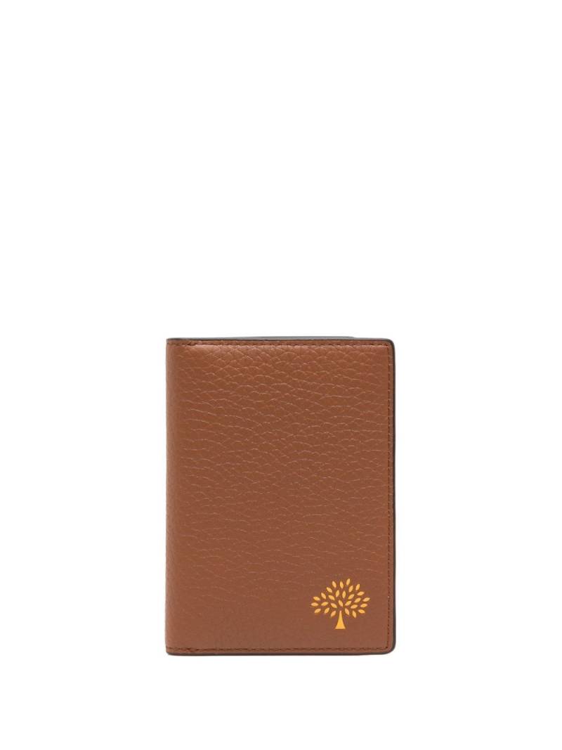 Mulberry logo-embossed bifold cardholder - Brown von Mulberry