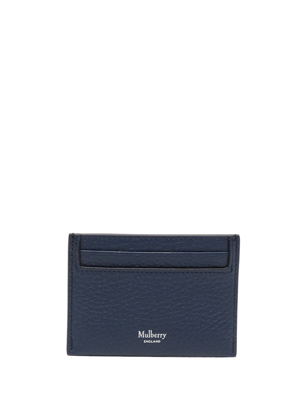 Mulberry logo-print leather cardholder - Blue von Mulberry