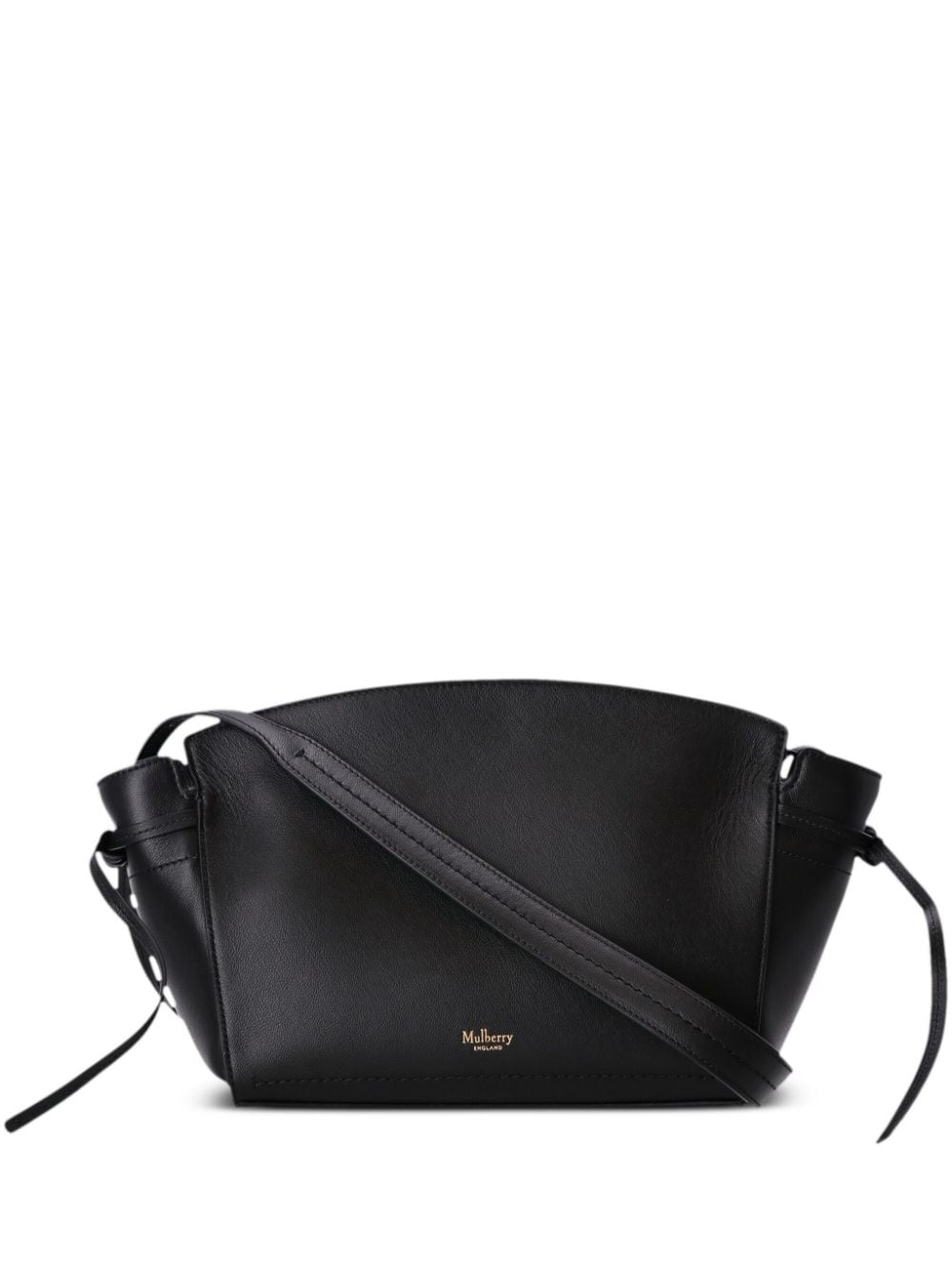 Mulberry micro Clovelly logo-stamp cross body bag - Black von Mulberry