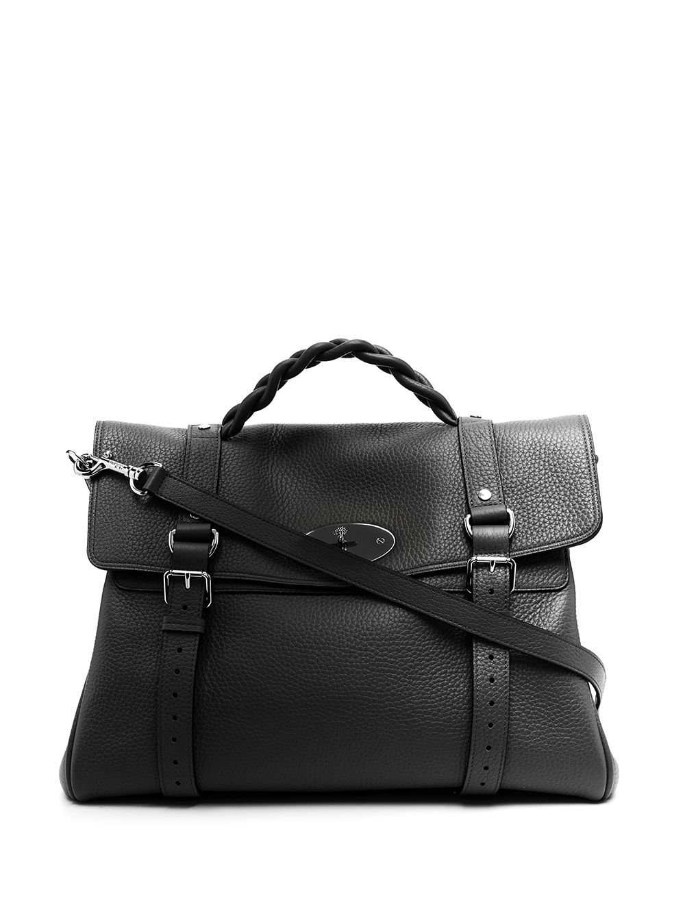 Mulberry oversized Alexa satchel - Black von Mulberry