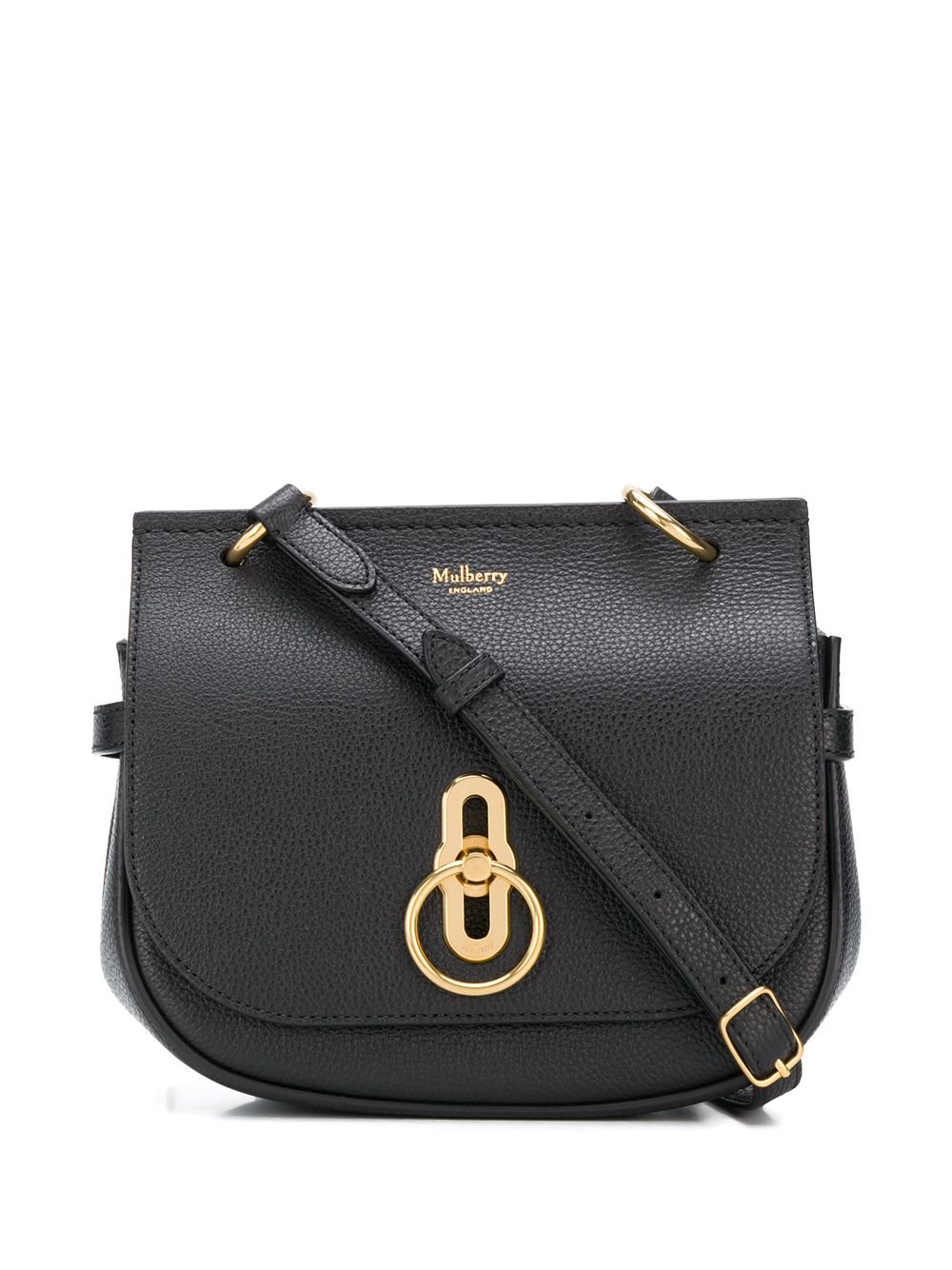 Mulberry small Amberly satchel bag - Black von Mulberry