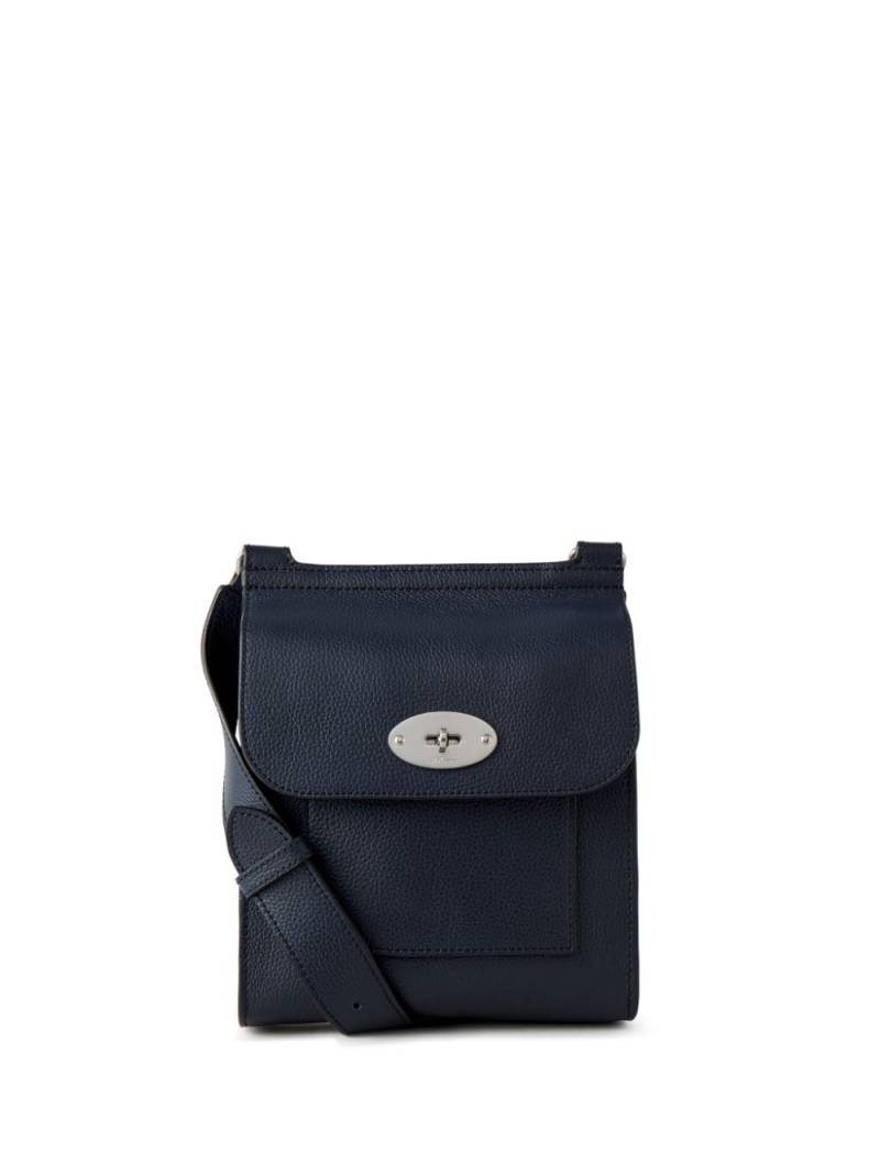 Mulberry small Antony leather shoulder bag - Blue von Mulberry