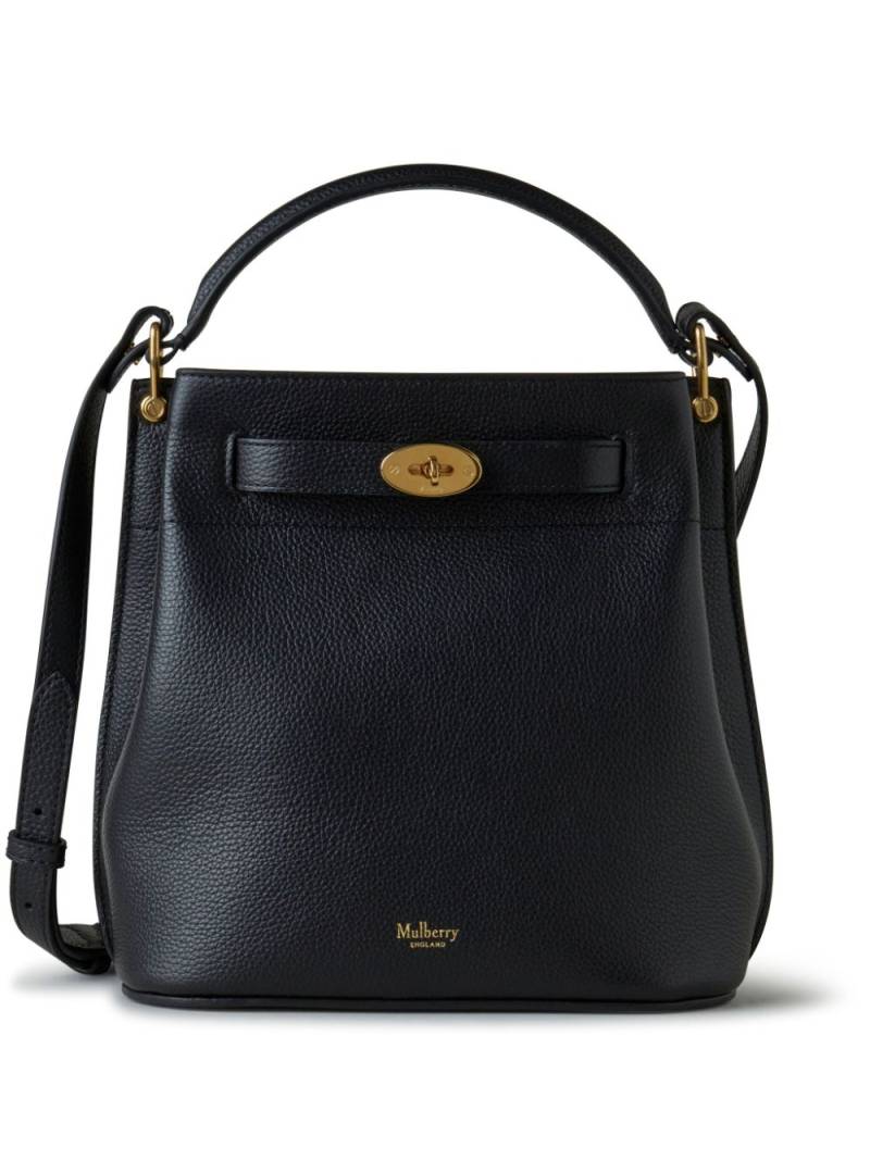 Mulberry small Islington leather bucket bag - Black von Mulberry