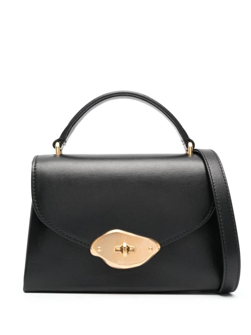 Mulberry small Lana top handle bag - Black von Mulberry