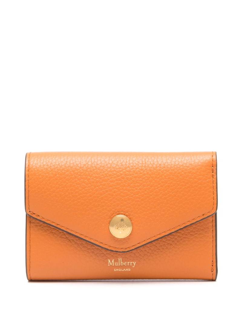 Mulberry tri-fold leather wallet - Orange von Mulberry