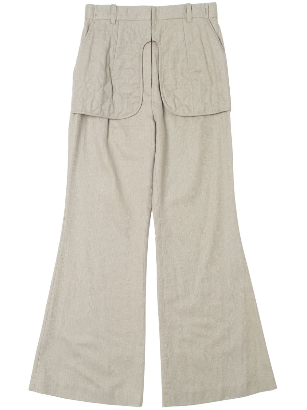 Muller Of Yoshiokubo wide-leg trousers - Green von Muller Of Yoshiokubo