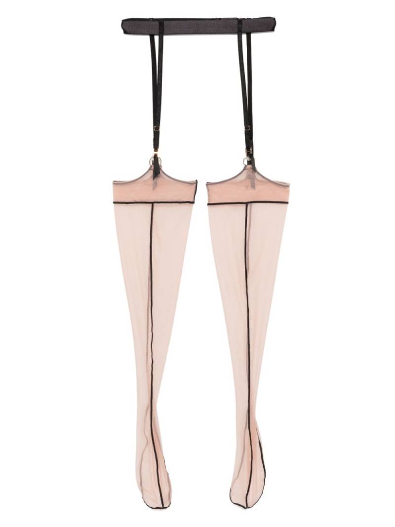 Murmur Hold up stockings - Neutrals von Murmur