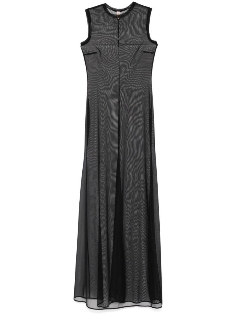 Murmur mesh maxi dress - Black von Murmur