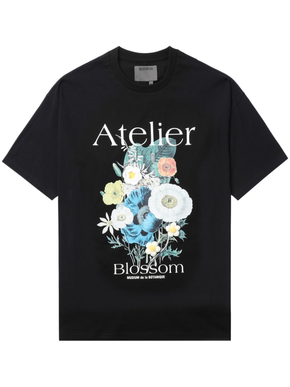 Musium Div. Atelier Blossom graphic-print cotton T-shirt - Black von Musium Div.