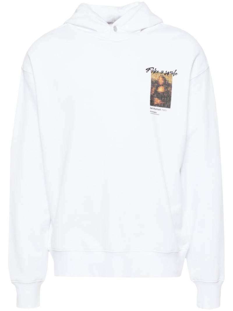 Musium Div. Graphic hoodie - White von Musium Div.