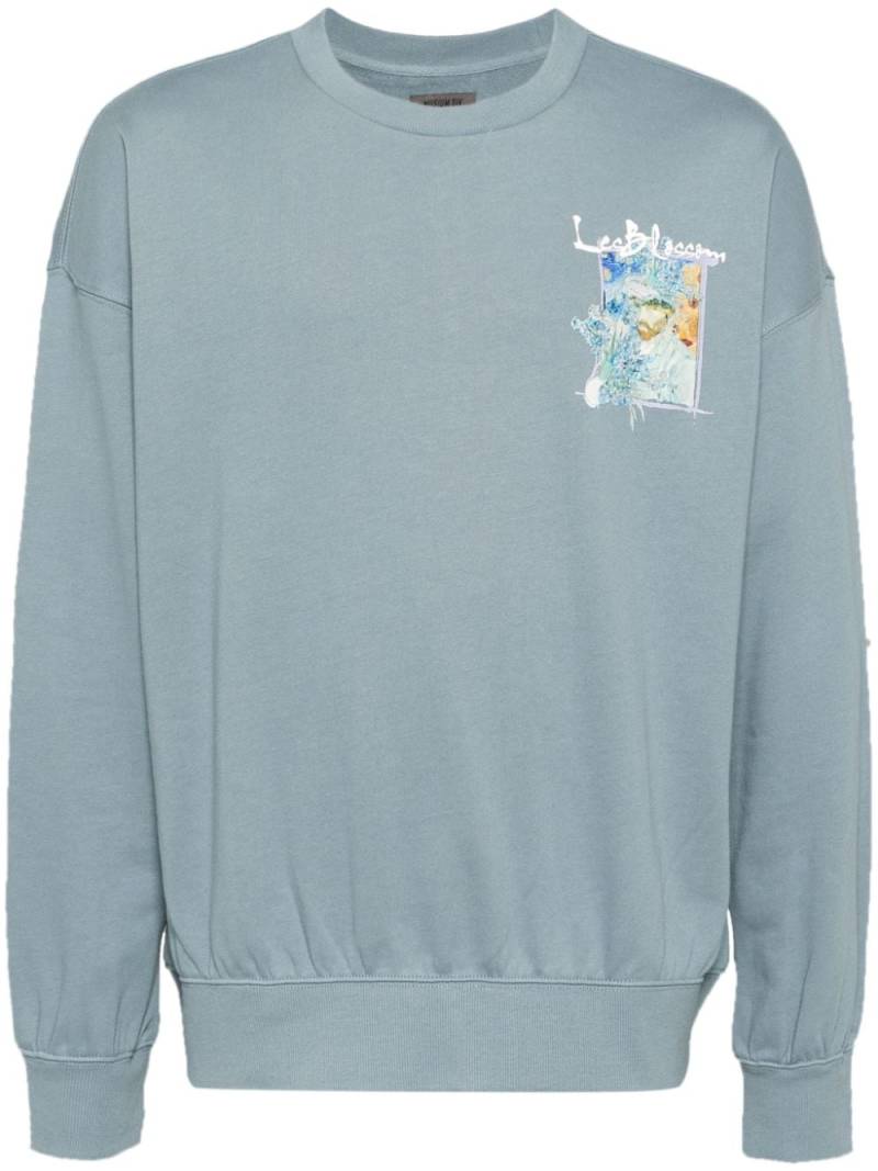 Musium Div. Graphic patch sweatshirt - Blue von Musium Div.