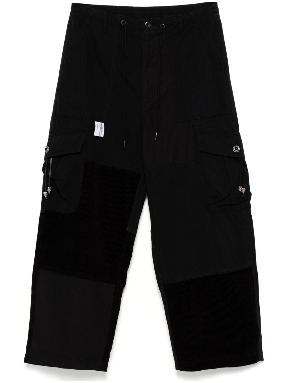 Musium Div. Patchwork pants - Black von Musium Div.