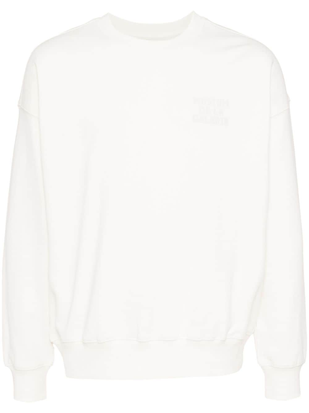 Musium Div. Pixelated graphic back sweatshirt - Neutrals von Musium Div.